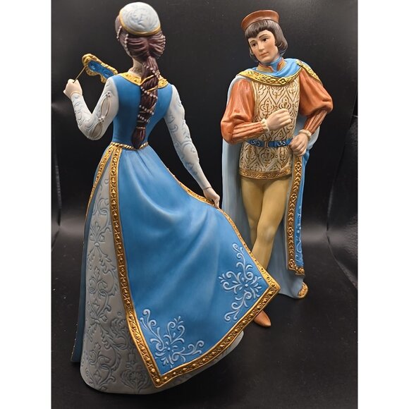 Vintage SET of 2 Lenox Porcelain 9" ROMEO & JULIET Figurines in MINT CONDITION!! - Picture 6 of 15